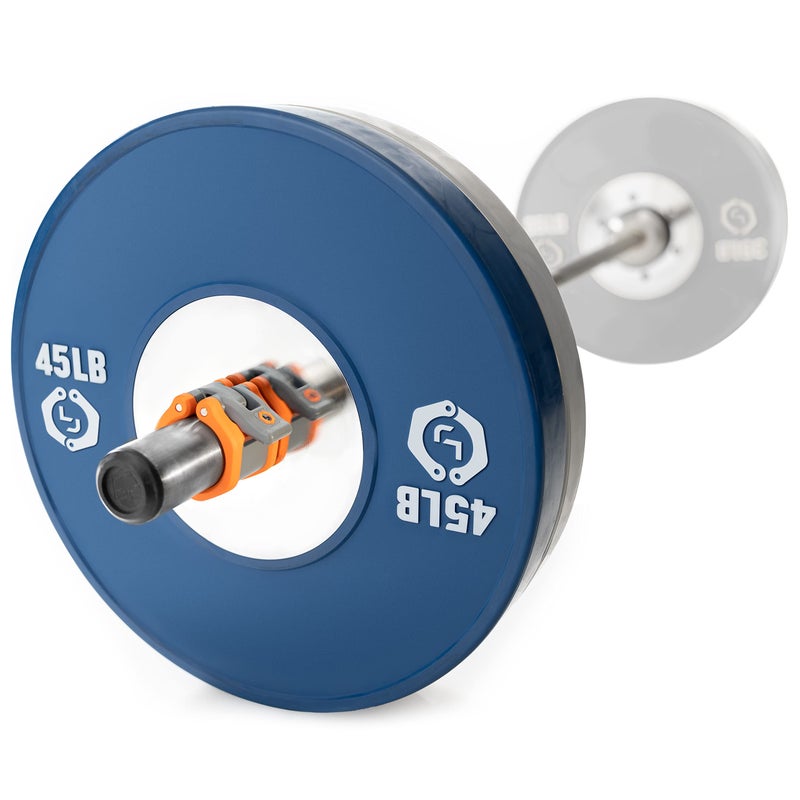 Lock-Jaw Barbell Collars Lock-Jaw HEX 50mm / 2" Olympic Barbell Collar (Orange) - Image 2